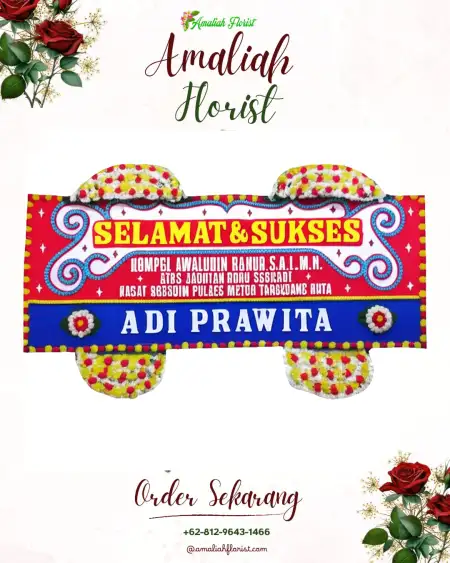 Papan Bunga Ucapan Selamat Padang Terubuk